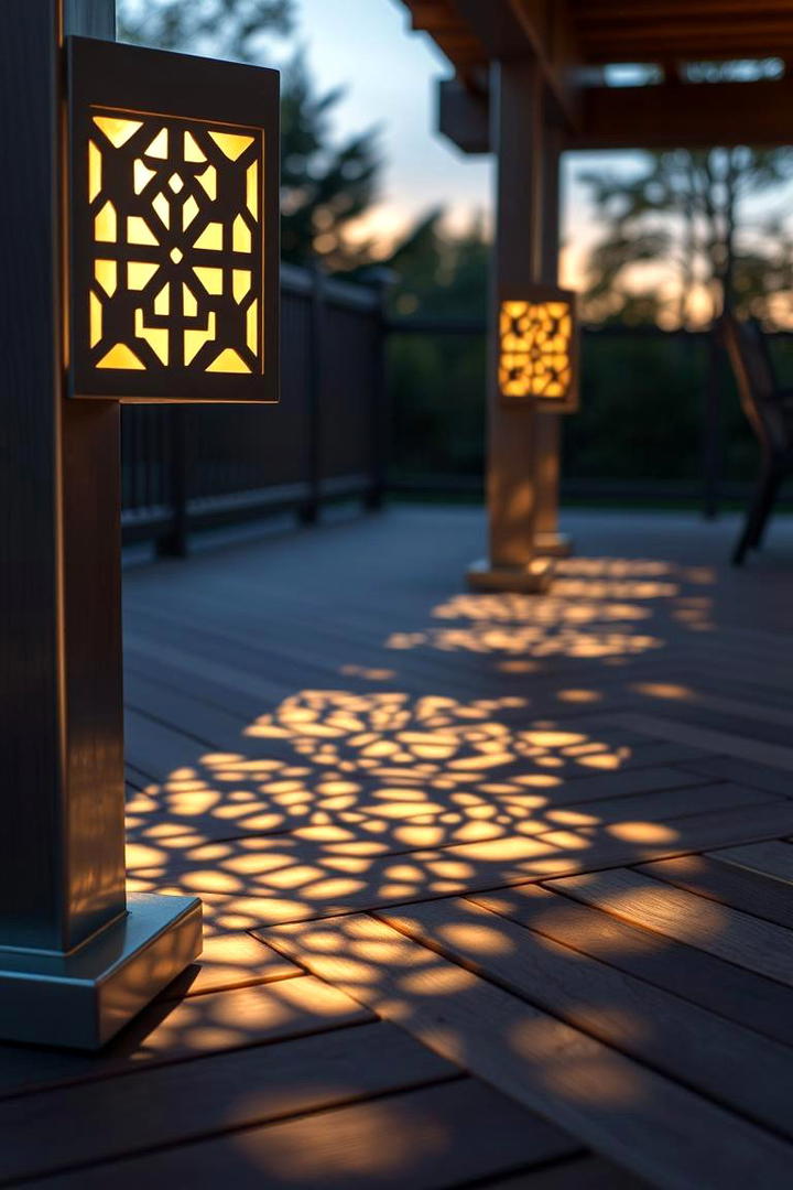 Decorative Deck Post Lights - 30 Deck Lighting Ideas