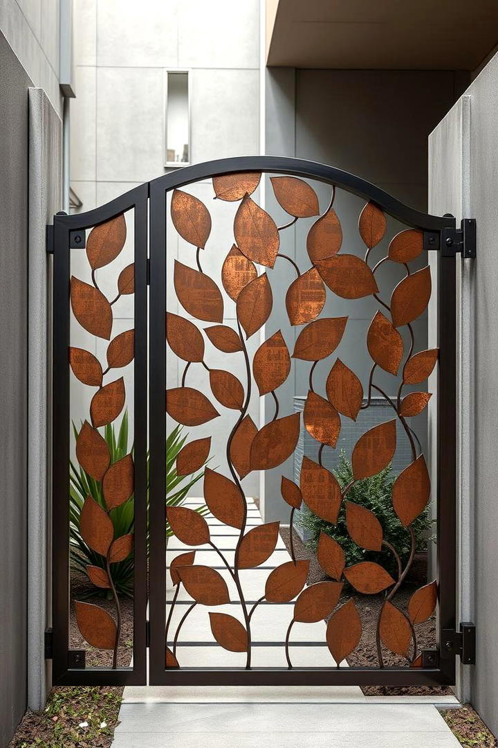 Decorative Laser Cut Metal - 30 garden gate ideas