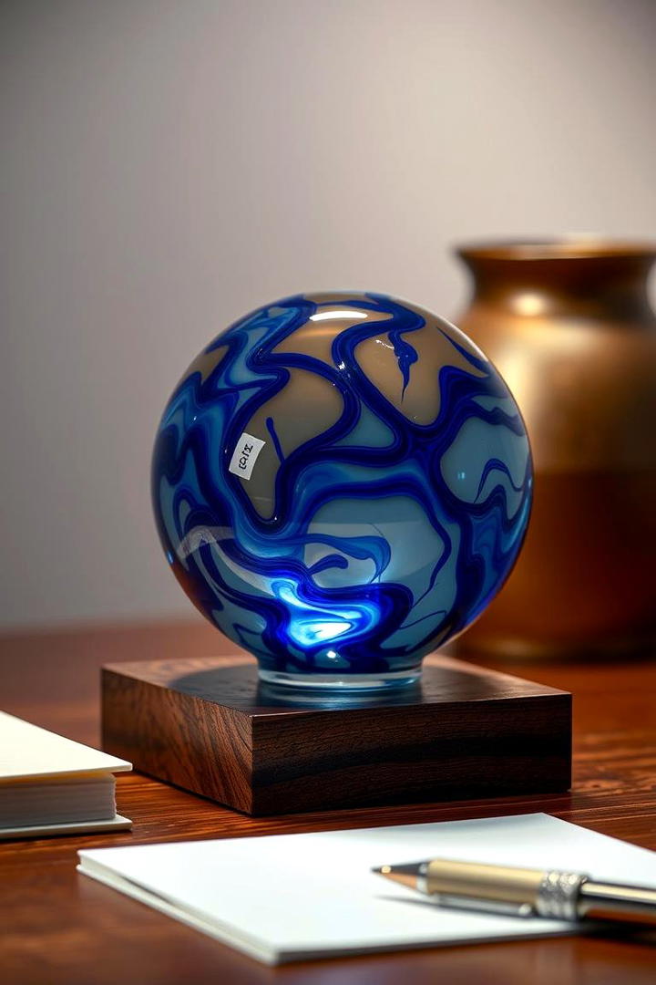 Decorative Paperweight Accent - 30 Desk Decor Ideas