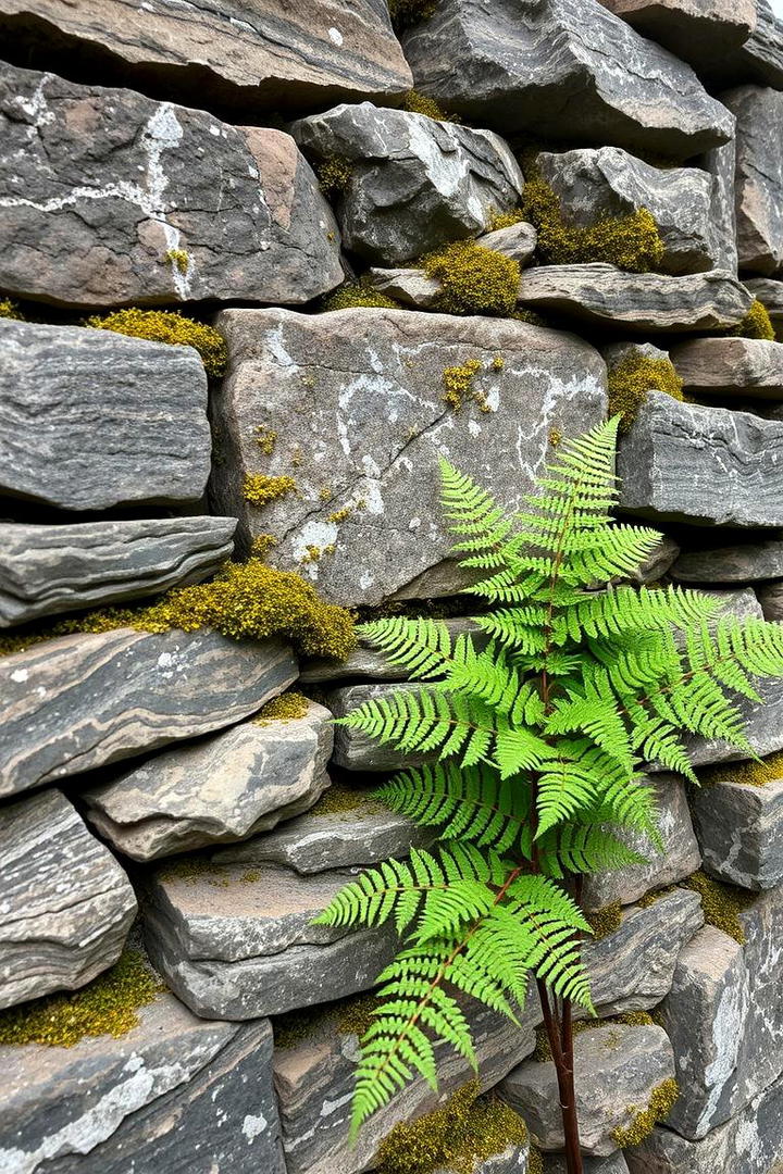 Decorative Stone Panel - 30 Garden Wall Ideas