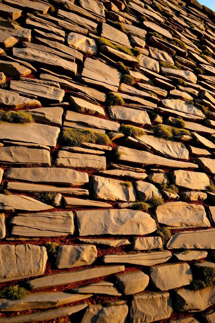 Decorative Stone Wall - 30 Garden Screening Ideas