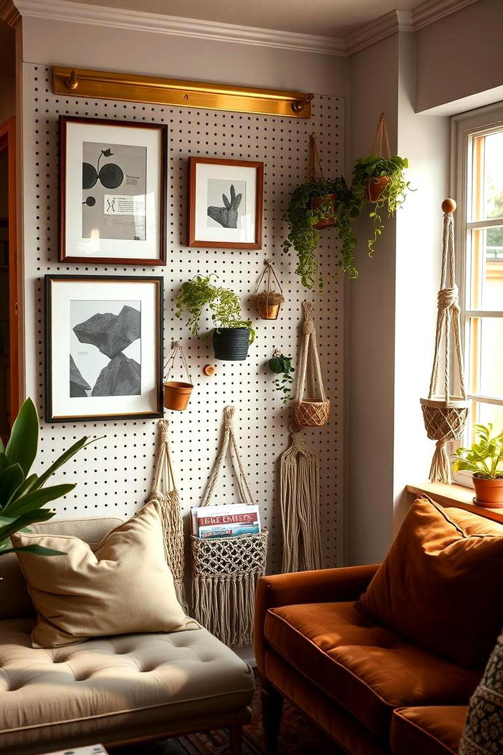 Decorative Wall Feature - 30 Pegboard Ideas