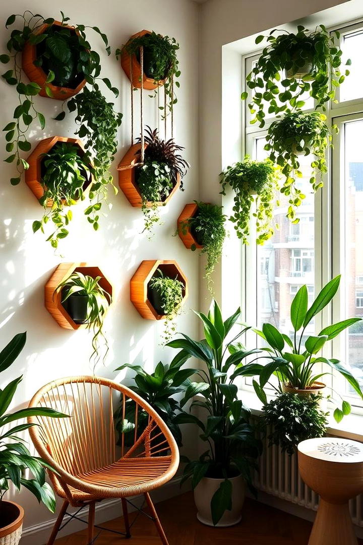 Decorative Wall Planters - 30 living room wall decor ideas