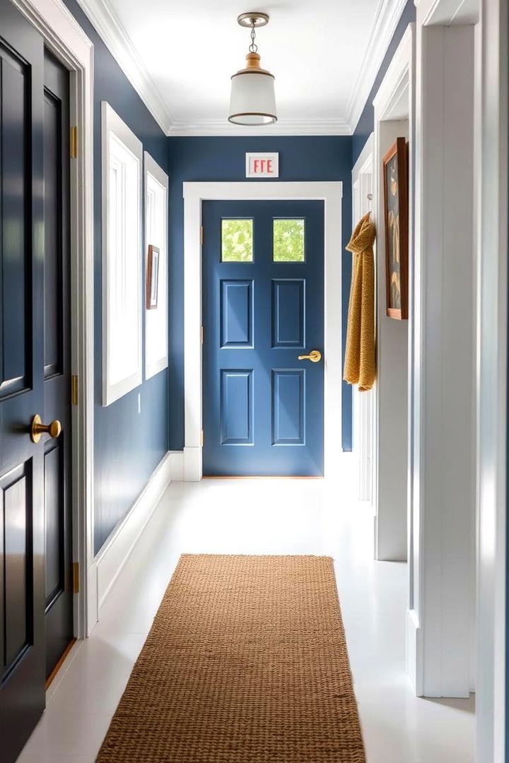 Deep Navy Blue - 30 Interior Door Color Ideas