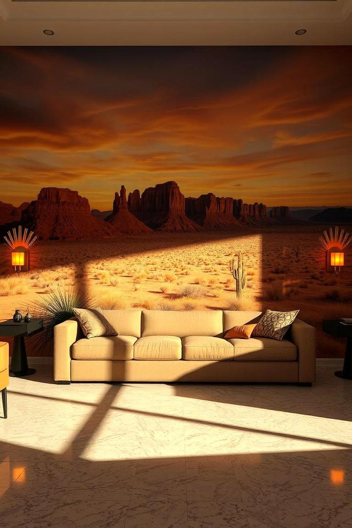 Desert Inspired Murals - 30 Southwest Interior Design Ideas