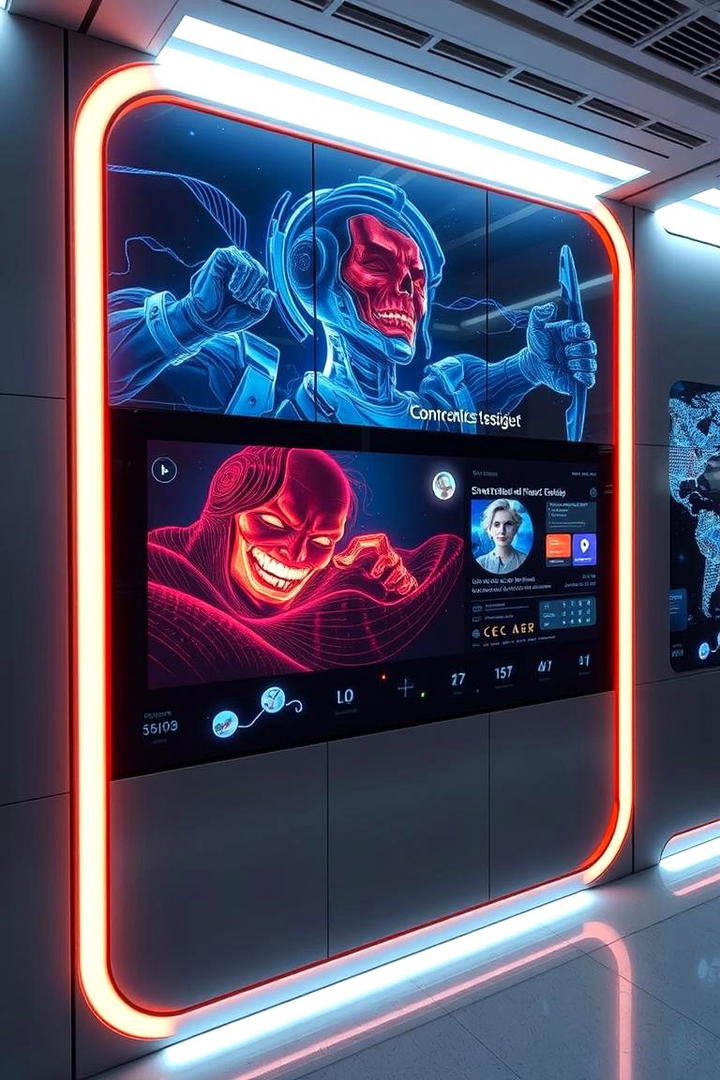 Digital Frame Showcase - 21 Media Wall Ideas