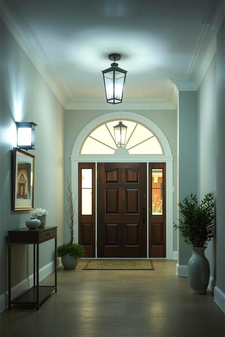 Dimmer Controlled Ambiance - 21 Entryway Lighting Ideas