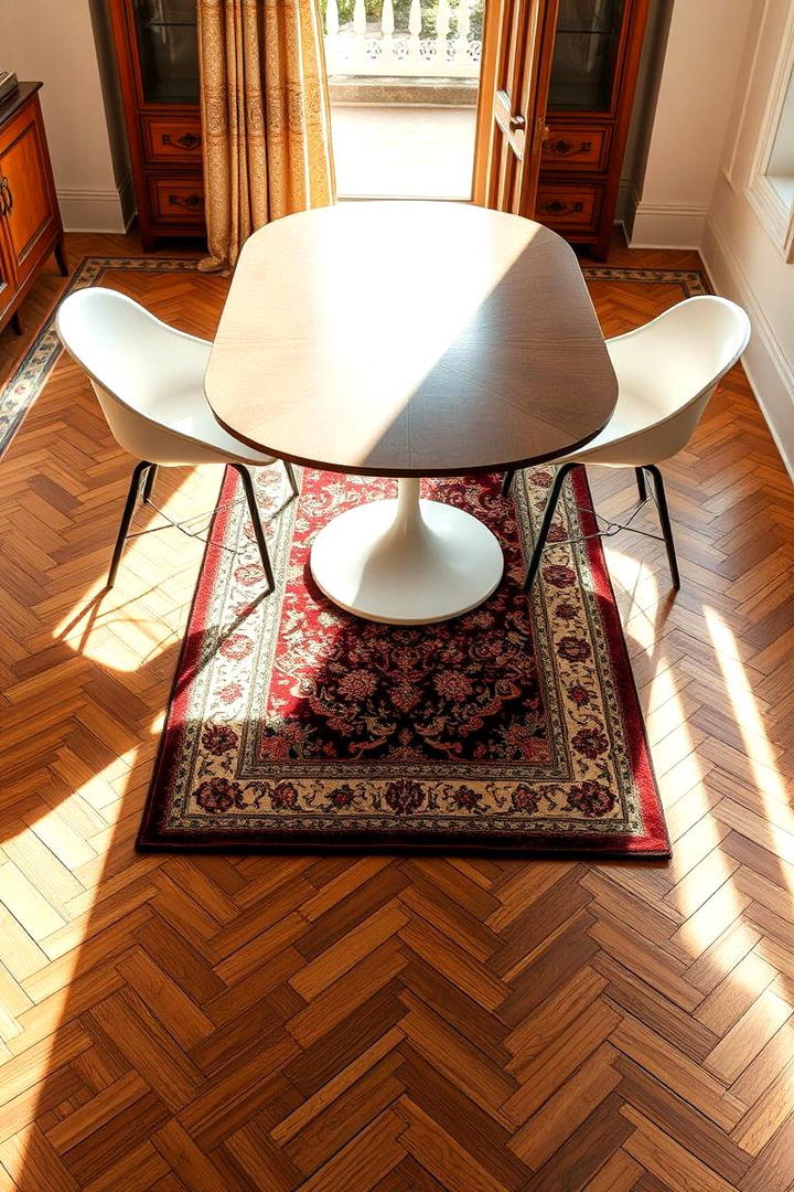 Distinctive Flooring Choices - 30 Mid-century Modern Dining Rooms