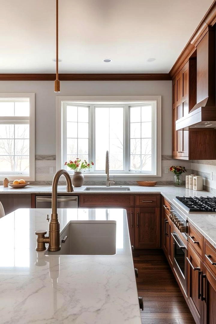 Distinctive Style Beyond Tradition - 30 Quartz Kitchen Countertops