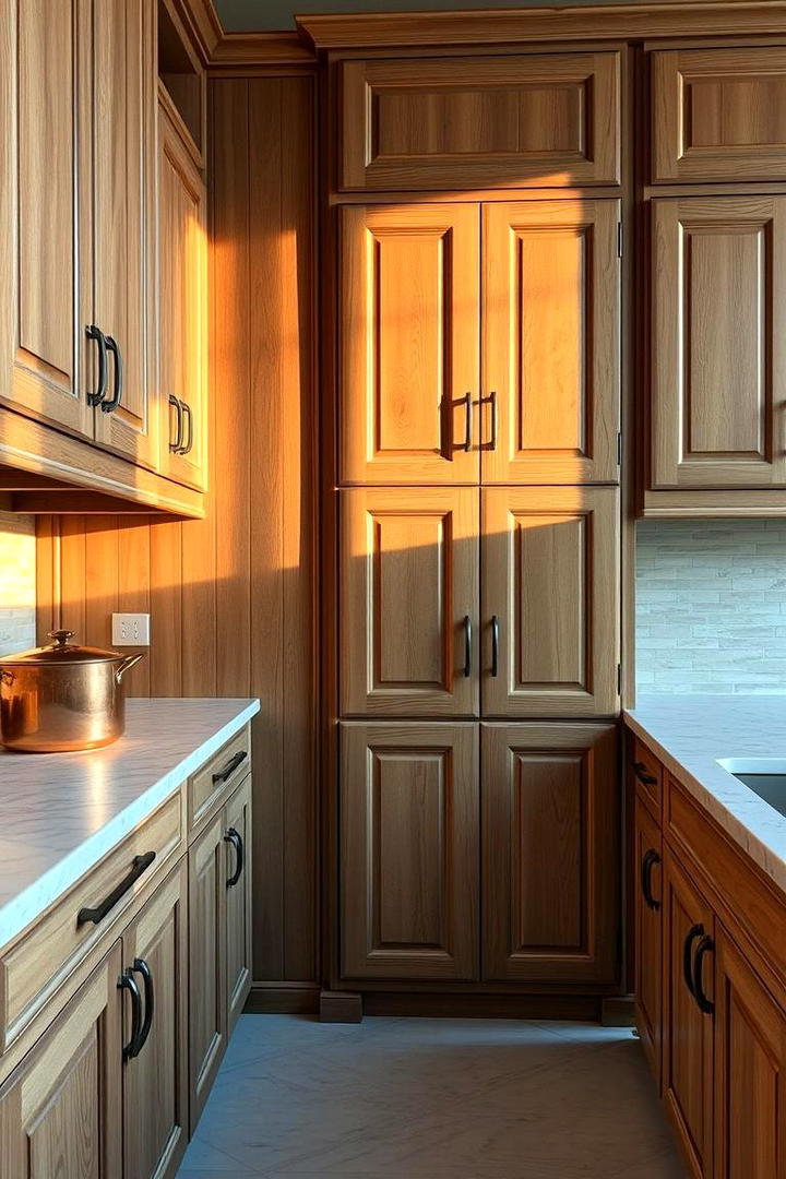 Distressed Wood Cabinets Appeal - 21 Rustic Decor Ideas