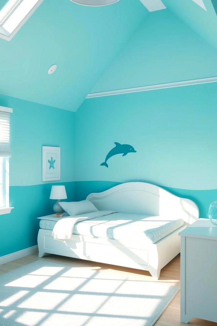 Dolphin Delight - 30 Mermaid Bedroom Ideas