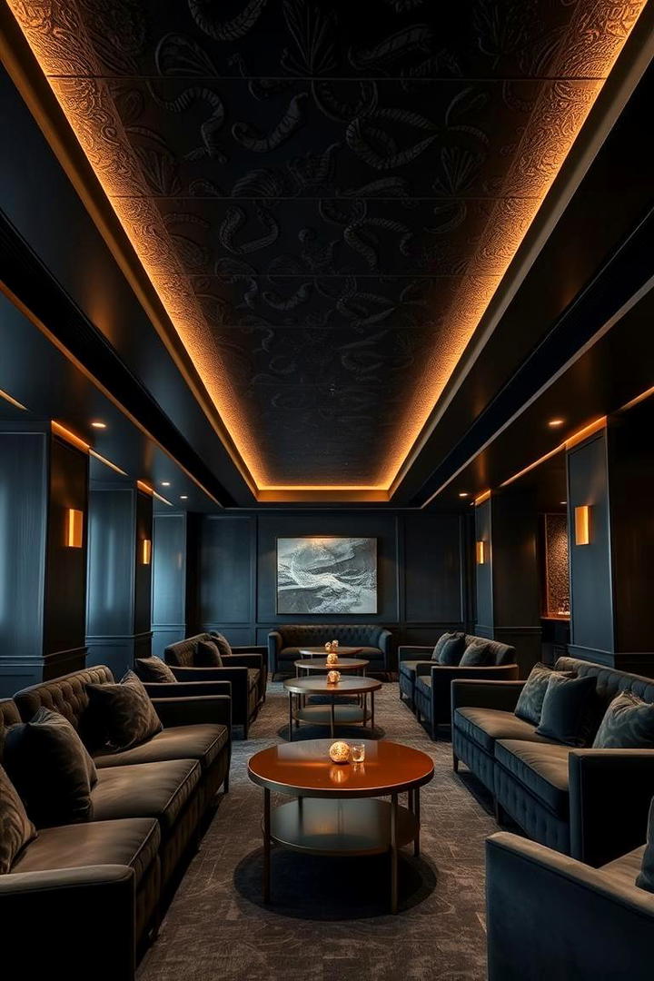 Dramatic Black Textures - 30 black ceiling ideas