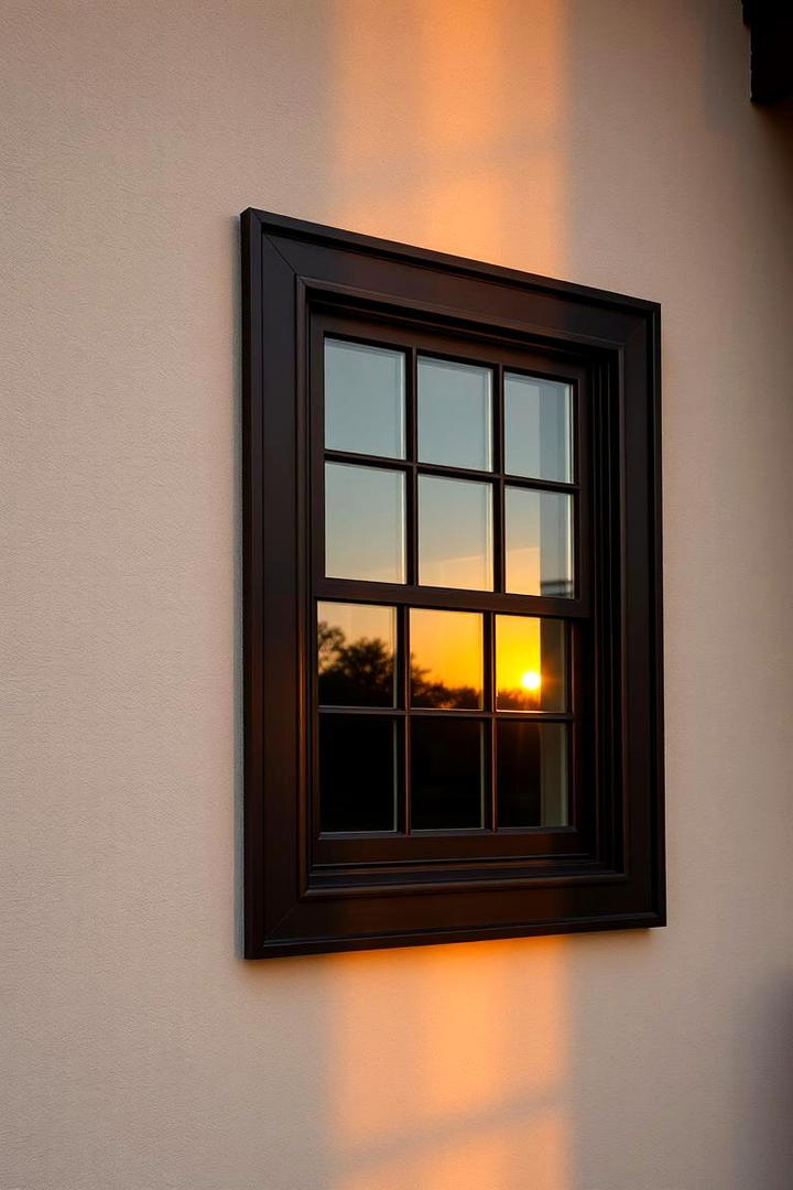 Dramatic Dark Trim - 30 Exterior Window Trim Ideas