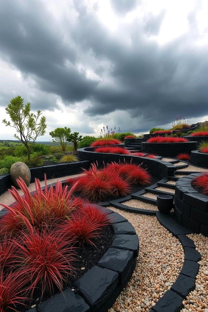 Dramatic Spiral Edge - 30 Spiral Garden Design Ideas