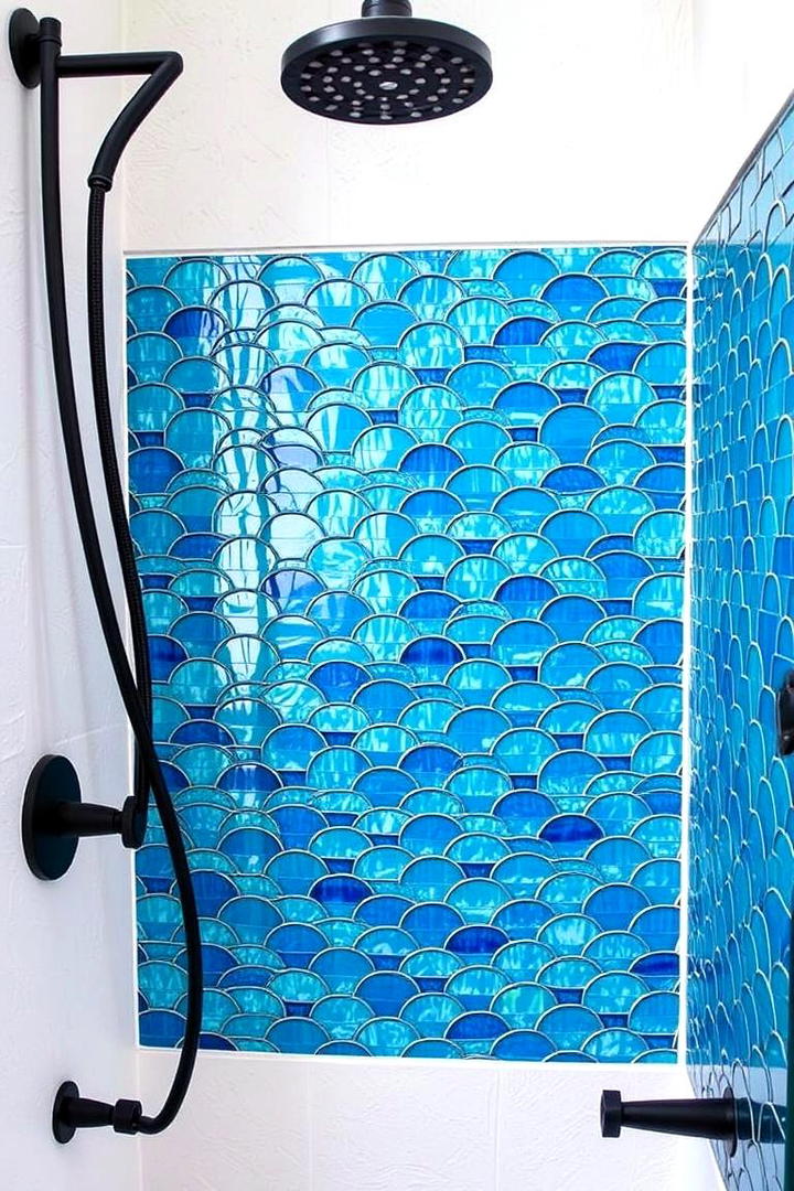 Dreamy Blue Mosaic Tiles - 30 Blue and White Decor Ideas