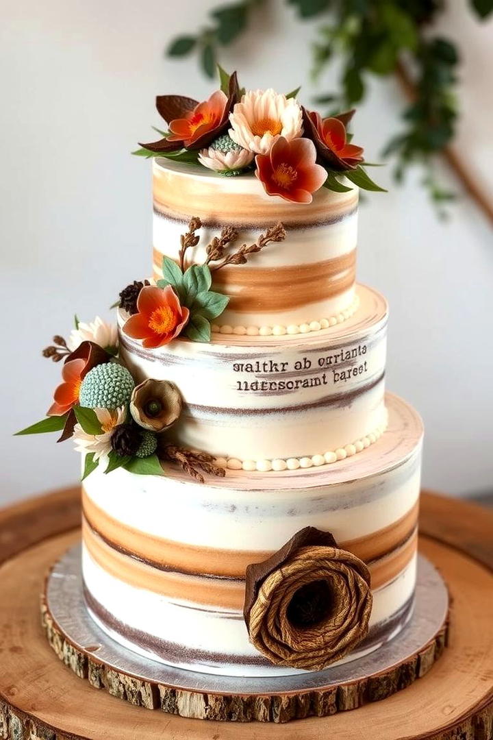 Dreamy Boho Cake Designs - 21 boho wedding ideas