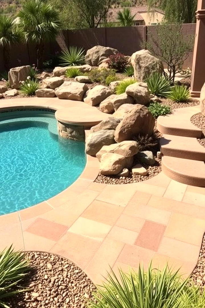 Drought Resistant Durability - 30 Pavers Around Pool Ideas