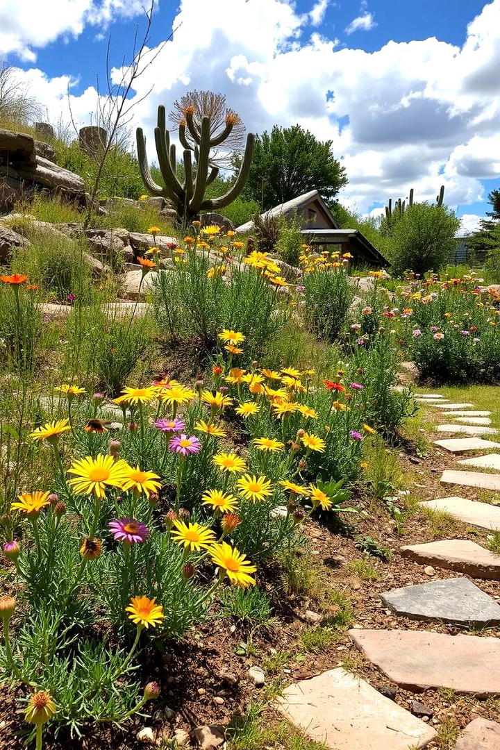 Drought Tolerant Native Garden - 30 Desert Landscape Ideas