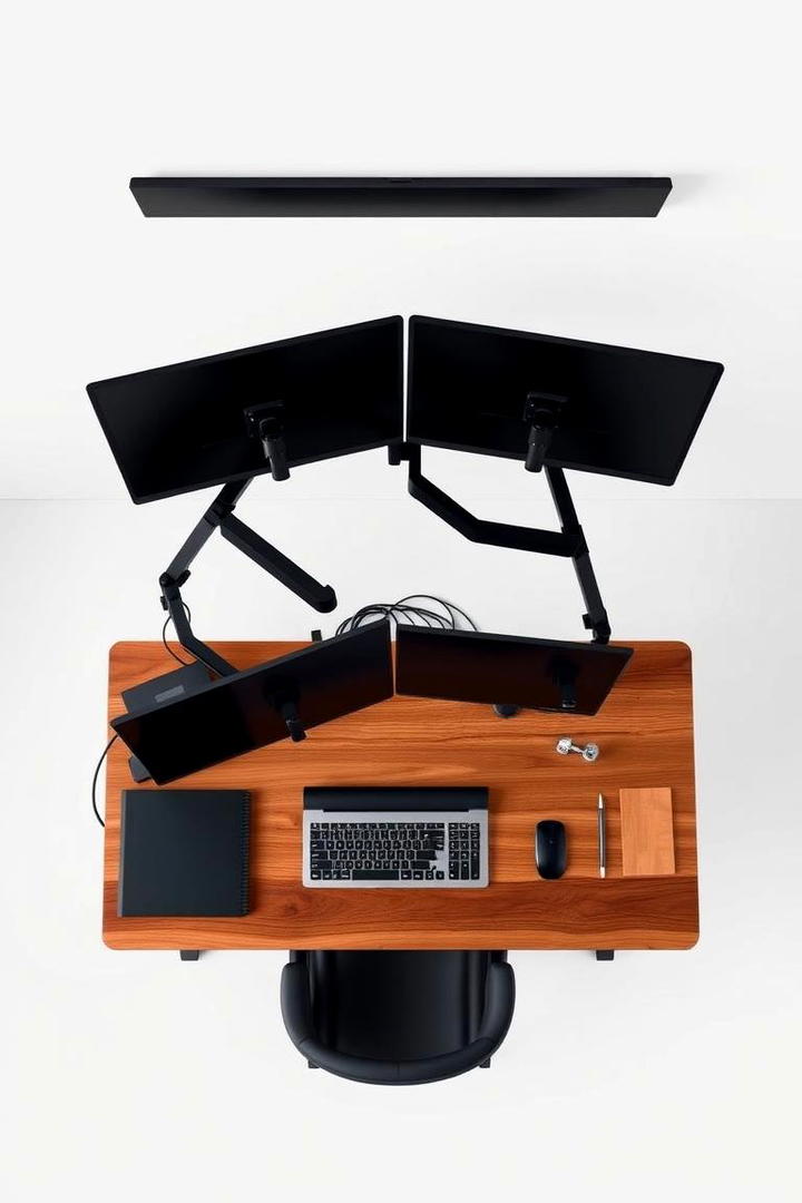 Dual Monitor Stations - 21 Modern Home Office Ideas