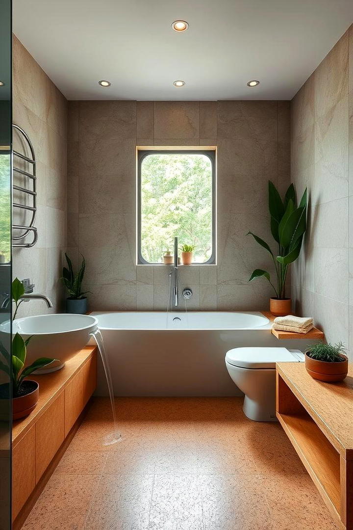 Dual Purpose Spaces - 21 Mid-century Modern Bathroom Ideas