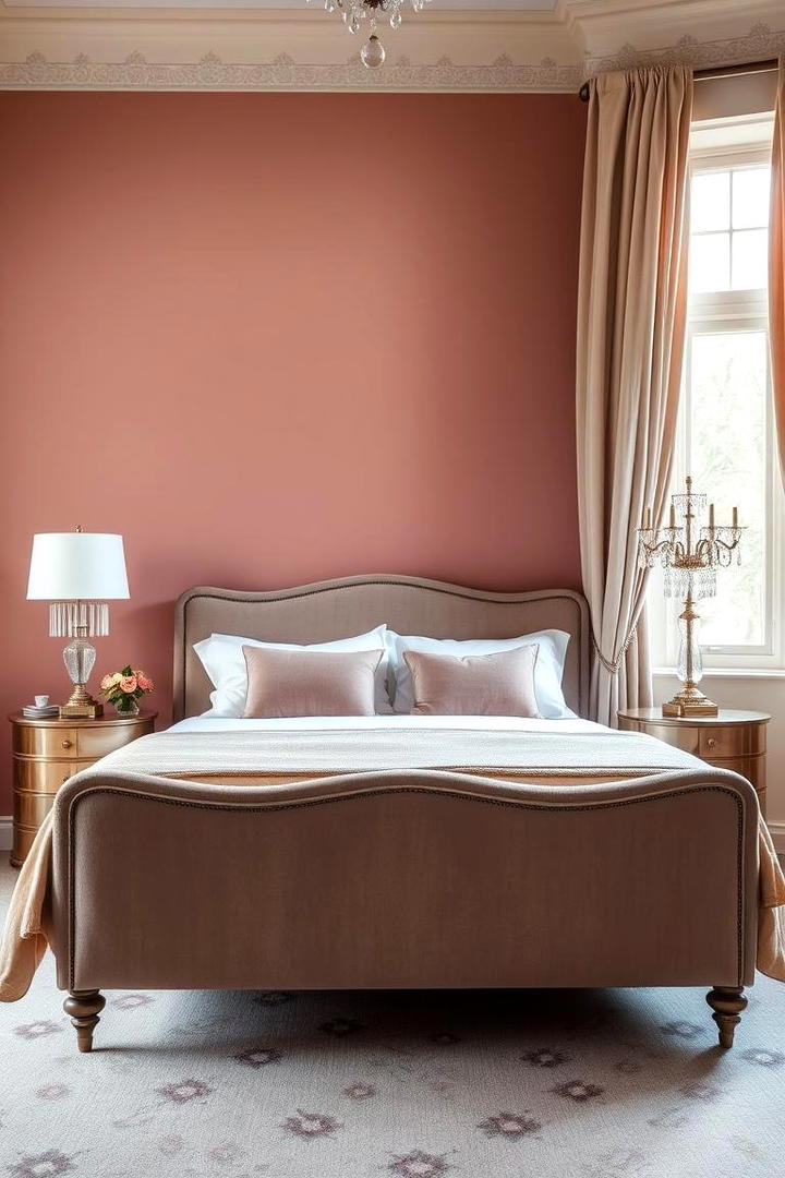 Dusty Rose Bedroom Charm - 30 Pastel Colour Ideas for Your Home