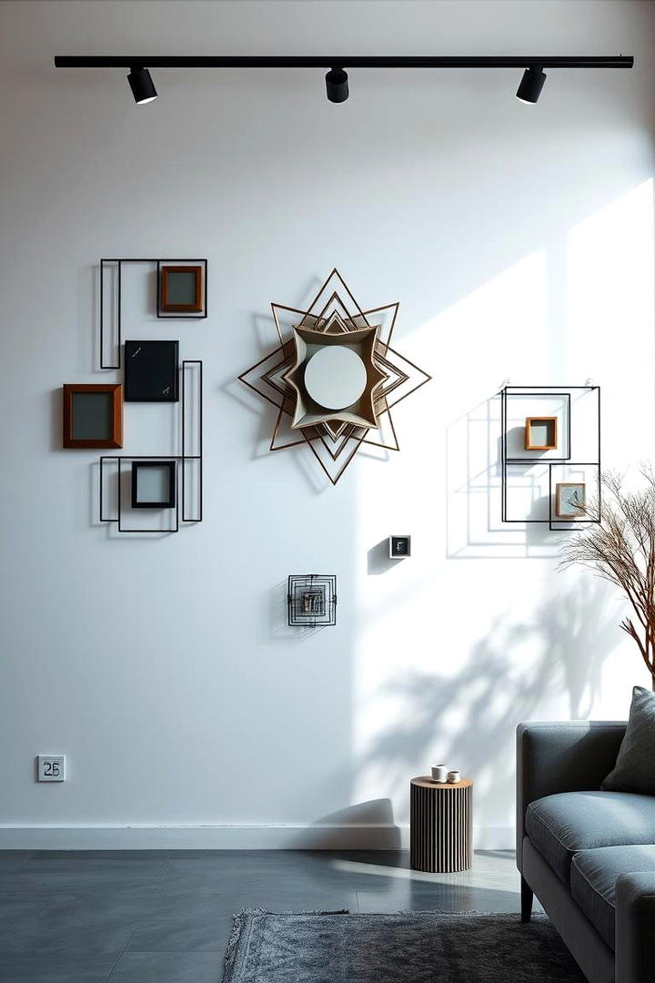 Dynamic 3D Wall Sculptures - 21 Blank Wall Ideas