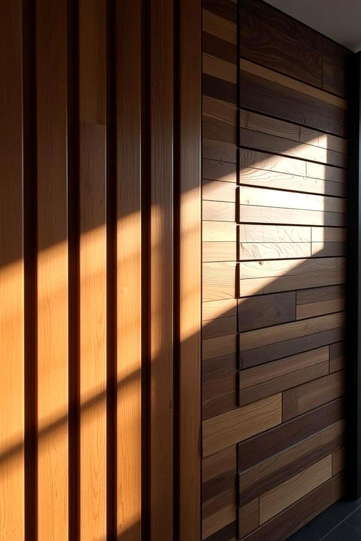 Dynamic Texture Expression - 21 Wood Slat Accent Wall Ideas