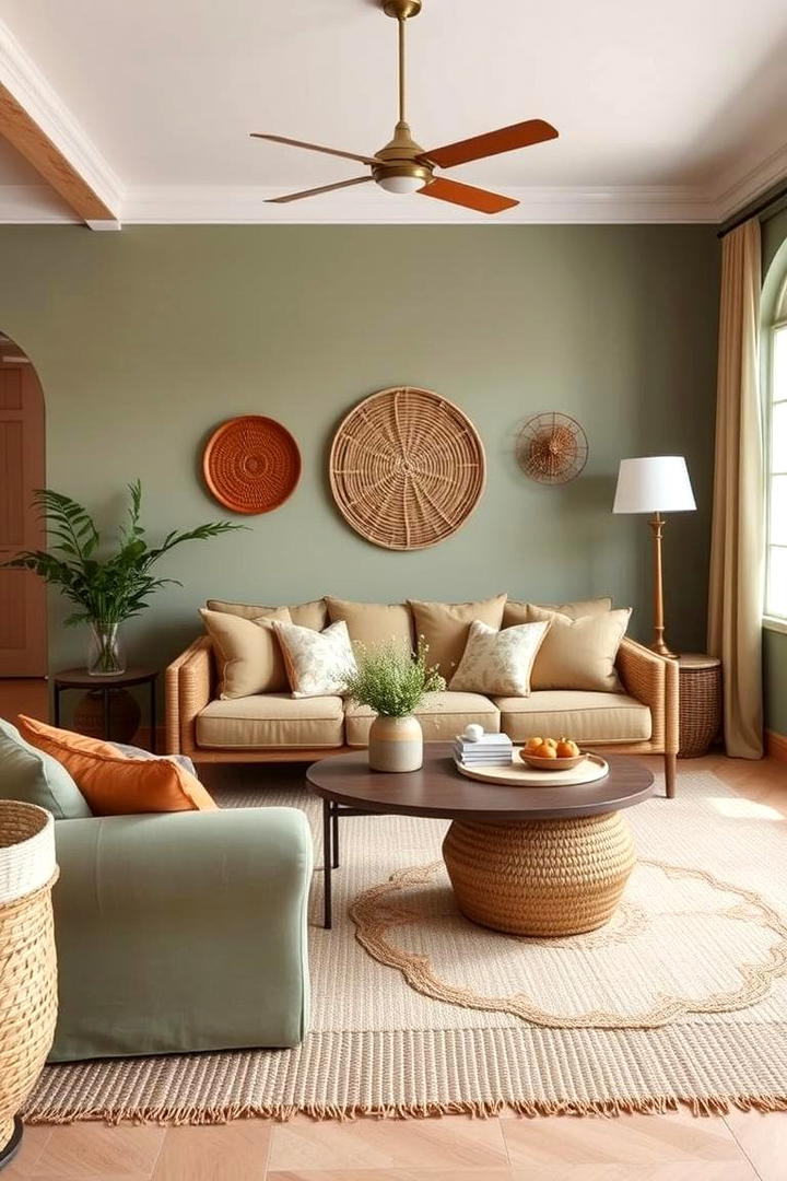 Earthy Color Palette - 21 Farmhouse Decor Ideas