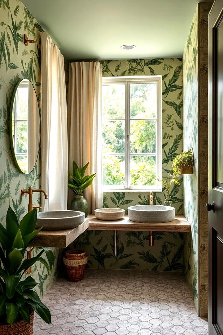 Earthy Green Calm - 21 Bathroom Color Ideas