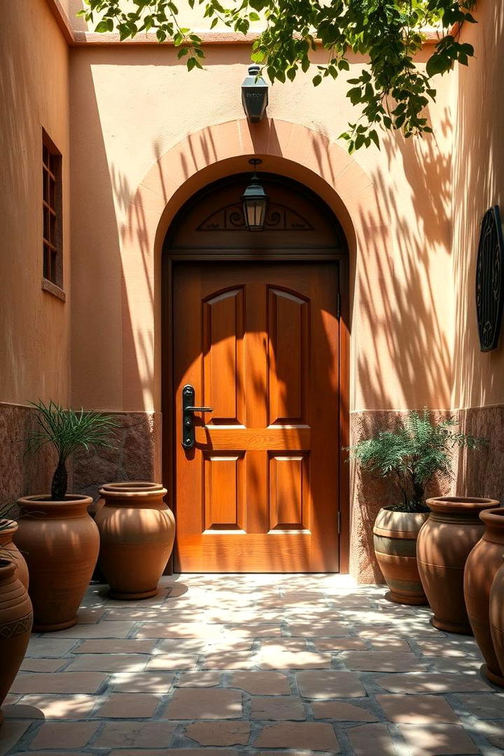 Earthy Terracotta - 30 Interior Door Color Ideas