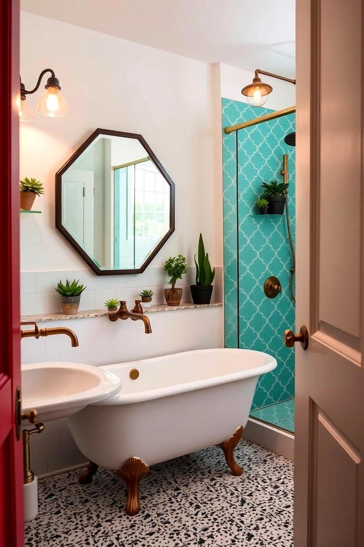 Eclectic Bathroom Retreat - 30 House Decor Ideas