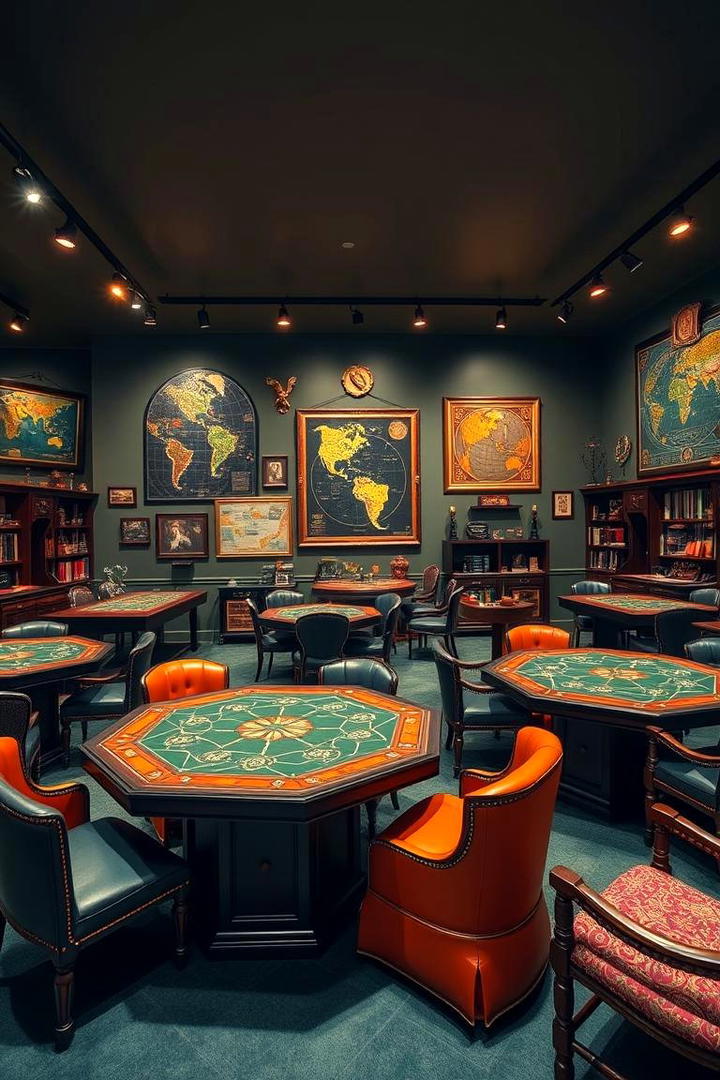 Eclectic Board Game Room - 30 Teen Hangout Room Ideas