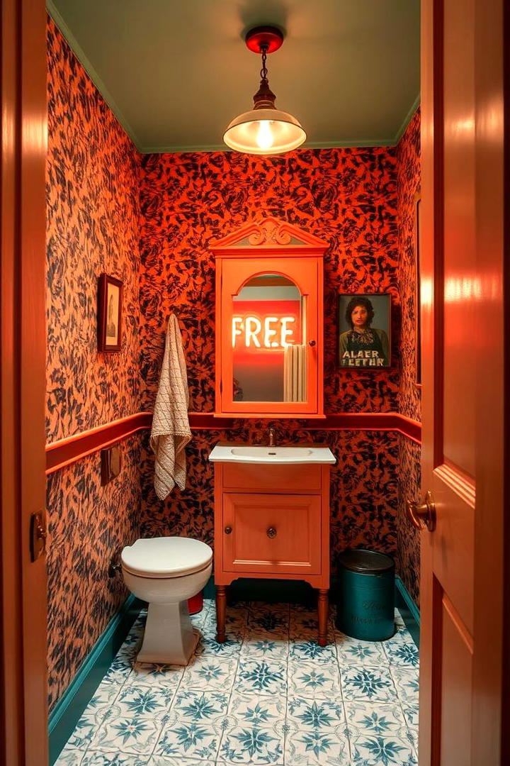 Eclectic Mix Powder Room - 21 Powder Room Ideas