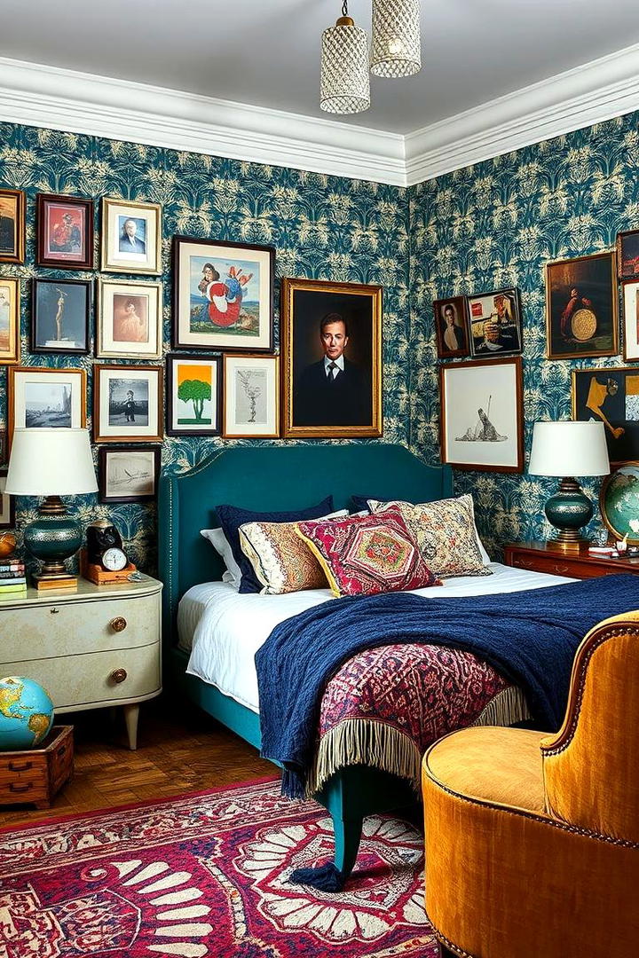 Eclectic Mix of Patterns - 21 Bedroom Interior Design Ideas