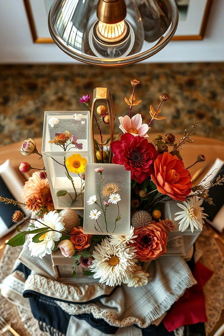 Eclectic Mixed Media Artistry - 21 Wedding Centerpiece Ideas