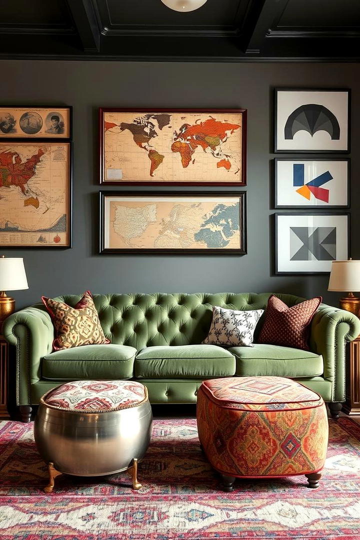 Eclectic Sage Green Decor - 21 Sage Green Living Room Ideas