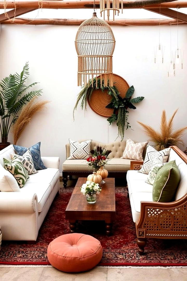 Eclectic Seating and Lounge Areas - 21 boho wedding ideas