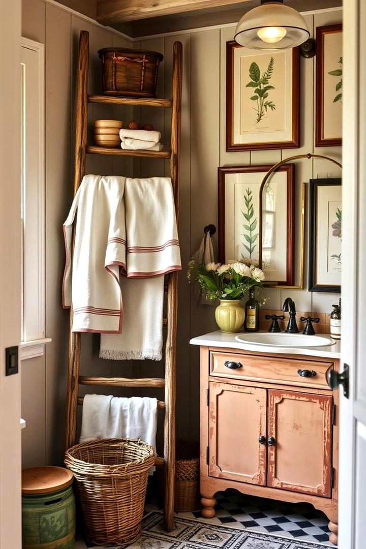 Eclectic Vintage Finds - 21 Country Bathroom Ideas