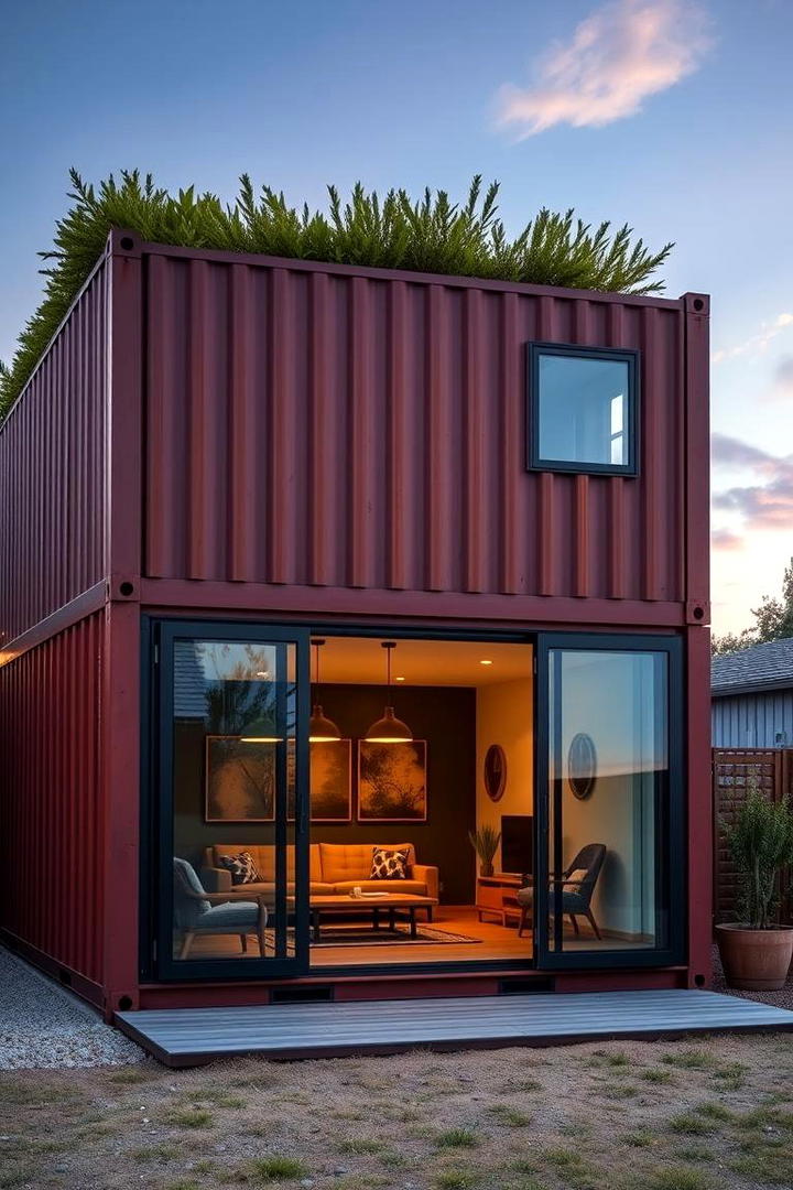 Eco Chic Container Home - 30 Guest House Ideas