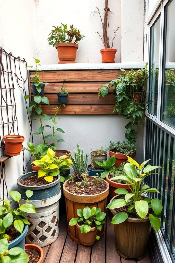 Eco Friendly Balcony - 21 Balcony Garden Ideas