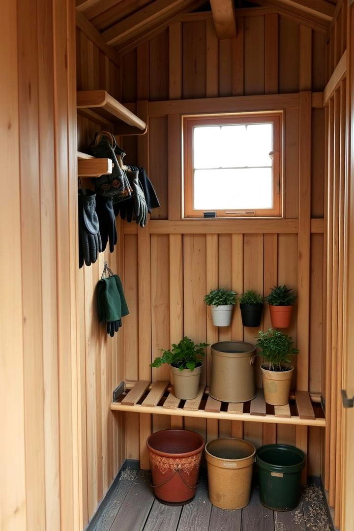 Eco Friendly Bamboo Shelves - 30 Shed Shelving Ideas