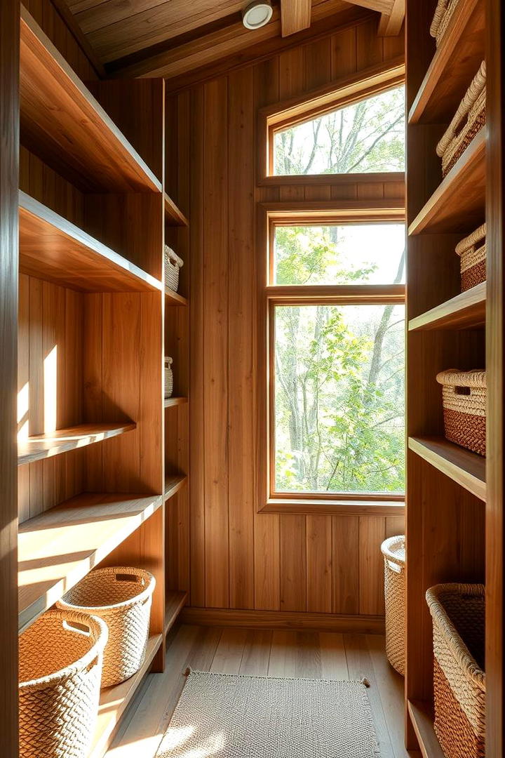 Eco Friendly Bamboo Shelves - 30 Closet Shelving Ideas