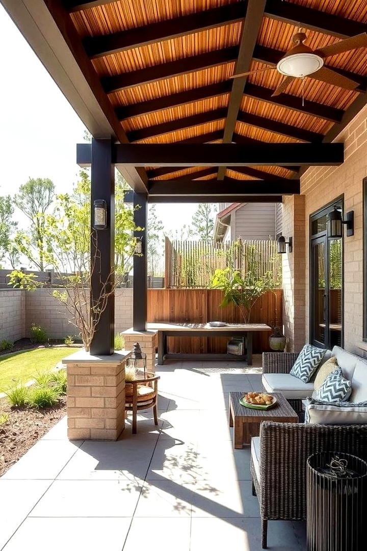 Eco Friendly Bamboo Structure - 21 Covered Patio Ideas