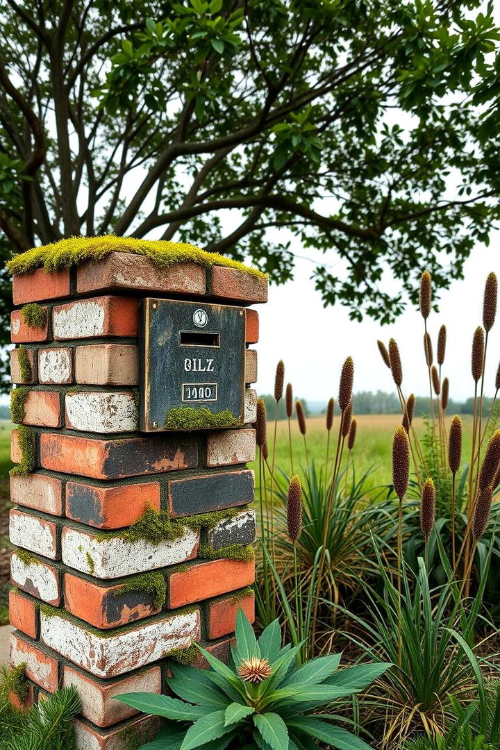 Eco Friendly Brick Mailbox - 30 Brick Mailbox Ideas