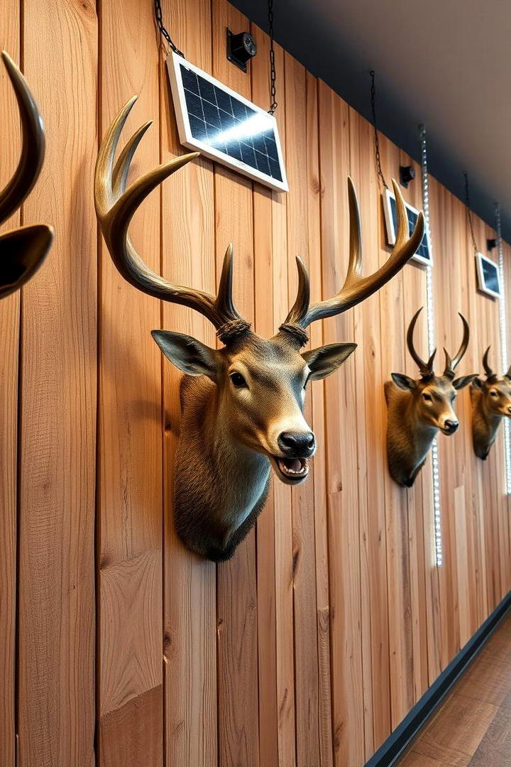 Eco Friendly Design Elements - 30 Hunting Trophy Room Ideas