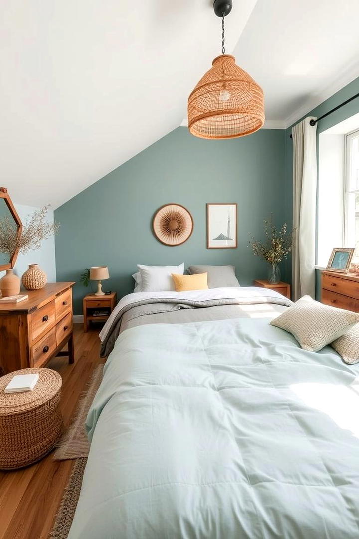 Eco Friendly Design Elements - 30 Duck Egg Blue Bedroom Ideas