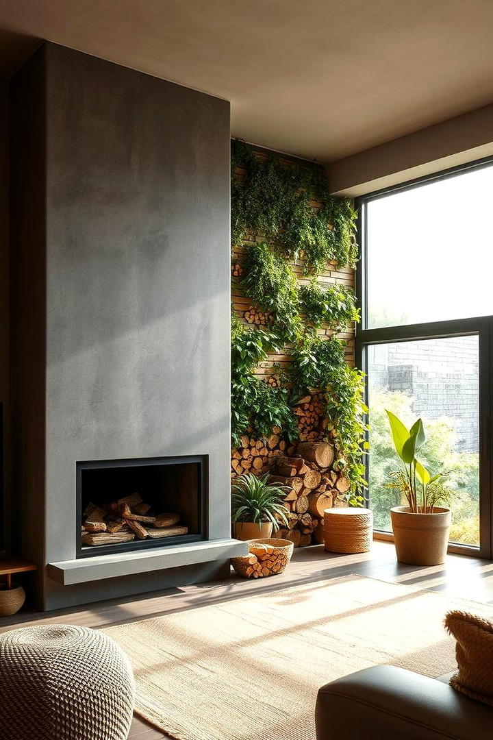 Eco Friendly Fireplace - 21 Modern Fireplace Ideas