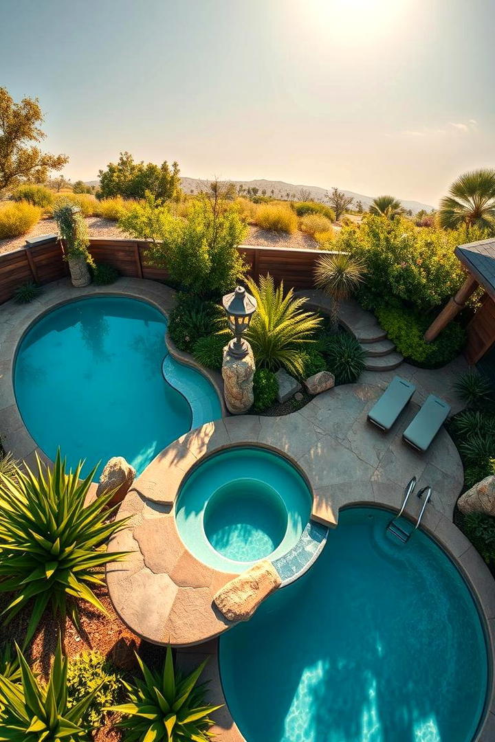 Eco Friendly Green Haven - 30 Rectangle Pool With Hot Tub