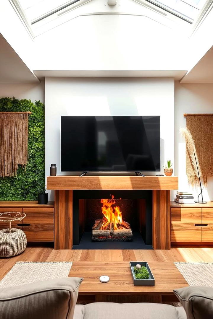 Eco Friendly Installation - 21 Tv Over Fireplace Ideas