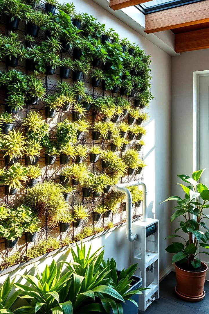 Eco Friendly Living Panel - 30 Indoor Plant Wall Ideas